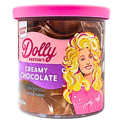 Dolly Parton Chocolate Buttercream Frosting 16oz - 8 Pack