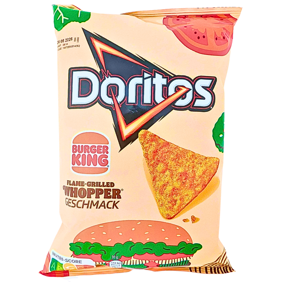 Doritos Burger King Flame Grilled Whopper 100g (UK) - 12 Pack