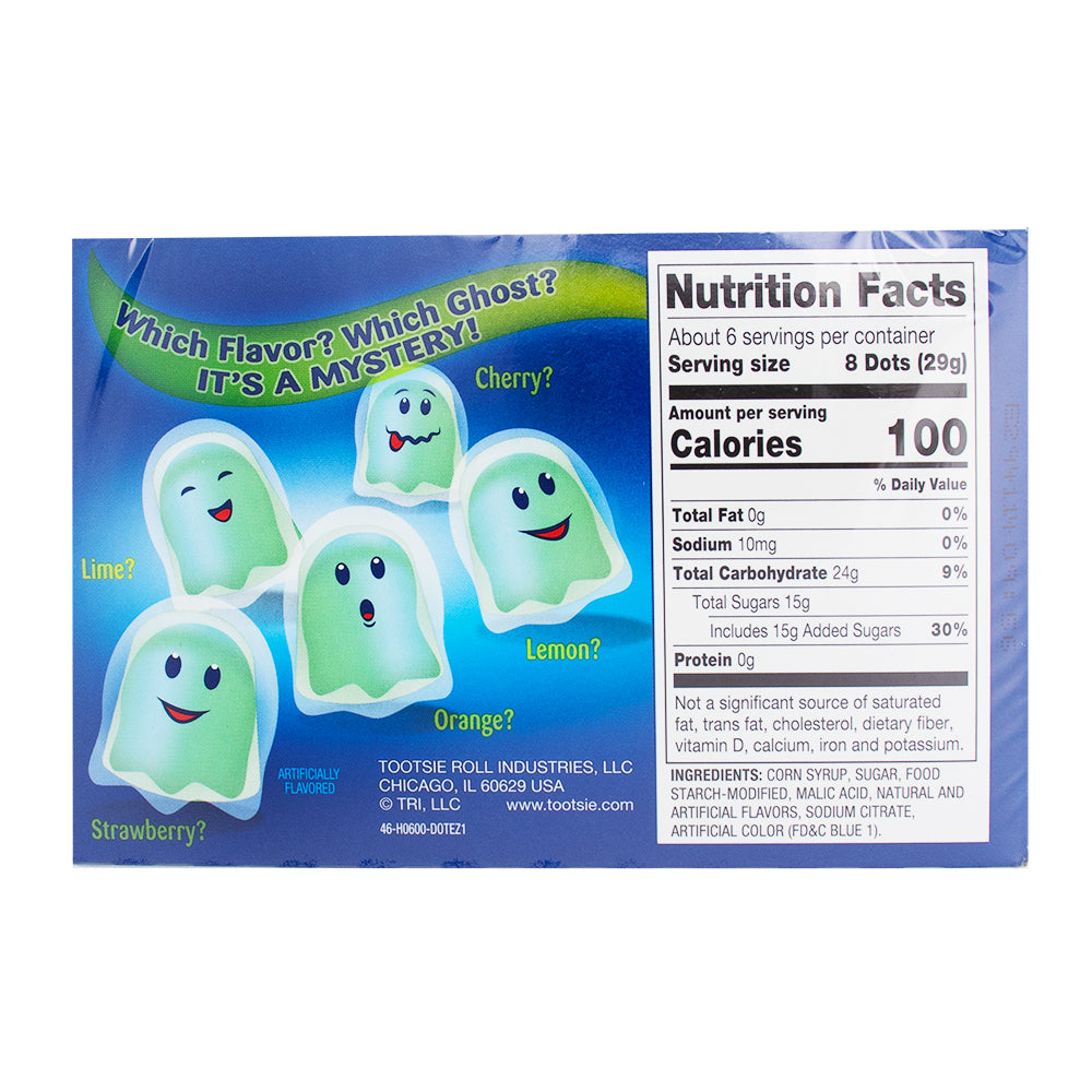 Dots Ghost 6oz - 12 Pack   Nutrition Facts Ingredients