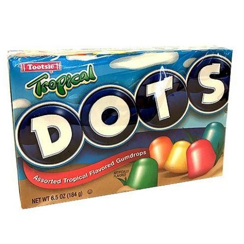 Dots Tropical Gum Drops Candy Theater Packs 6.5 oz. - 12 Pack