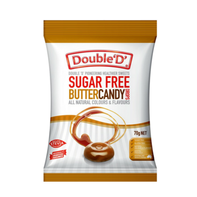 Double 'D' Sugar Free Butter Candy Drops (Australia) - 70g - 12 Pack