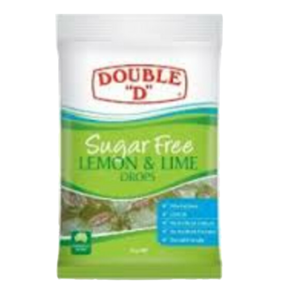 Double 'D' Sugar Free Lemon Drops (Australia) - 70g - 12 Pack