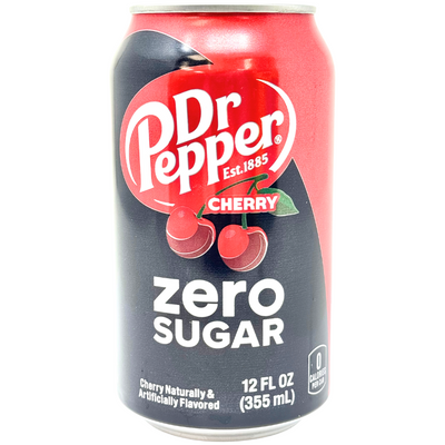 Dr Pepper Cherry Zero Sugar 355mL - 12 Pack