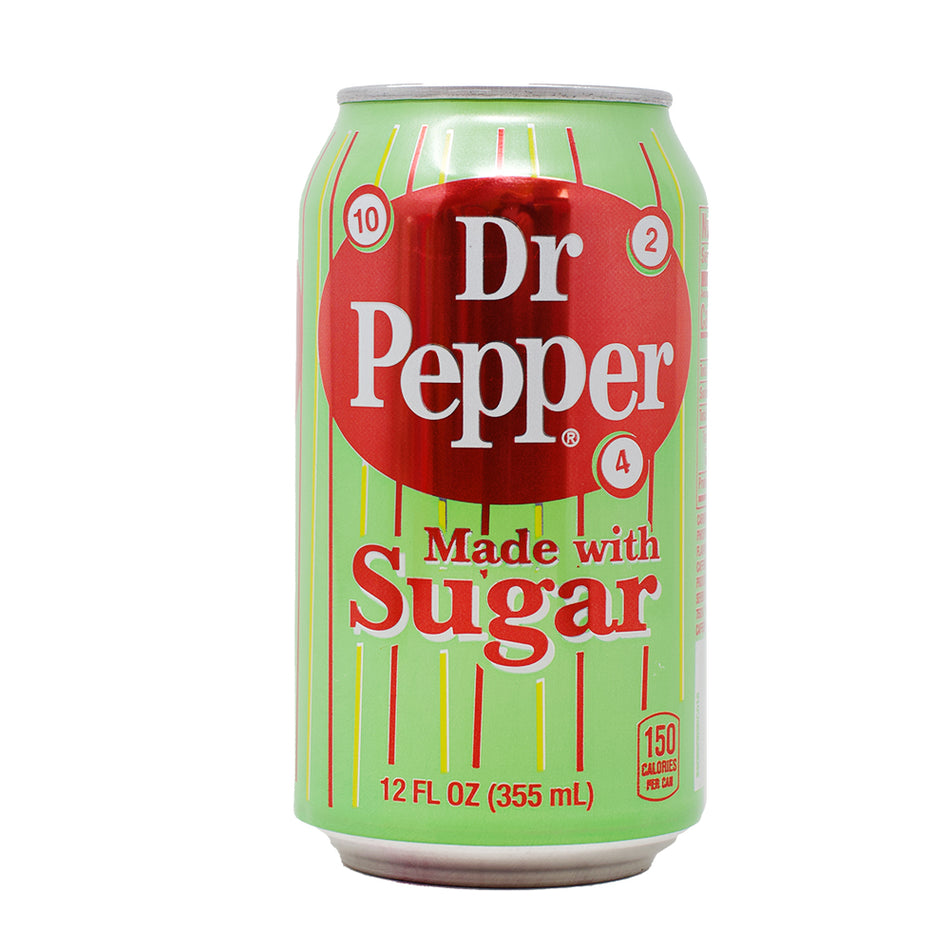 Dr Pepper Made with Real Sugar 355mL - 12 Pack
