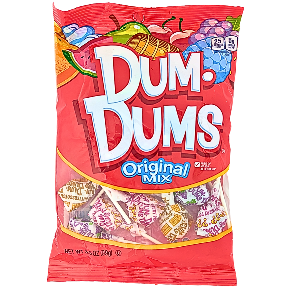Dum Dums Original Mix 3.5oz - 12 Pack