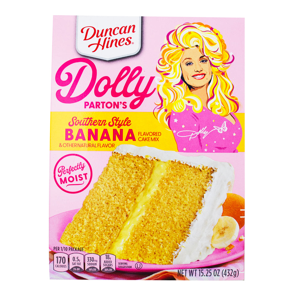 Doly Parton Banana Cake Mix 15.25oz - 6 Pack