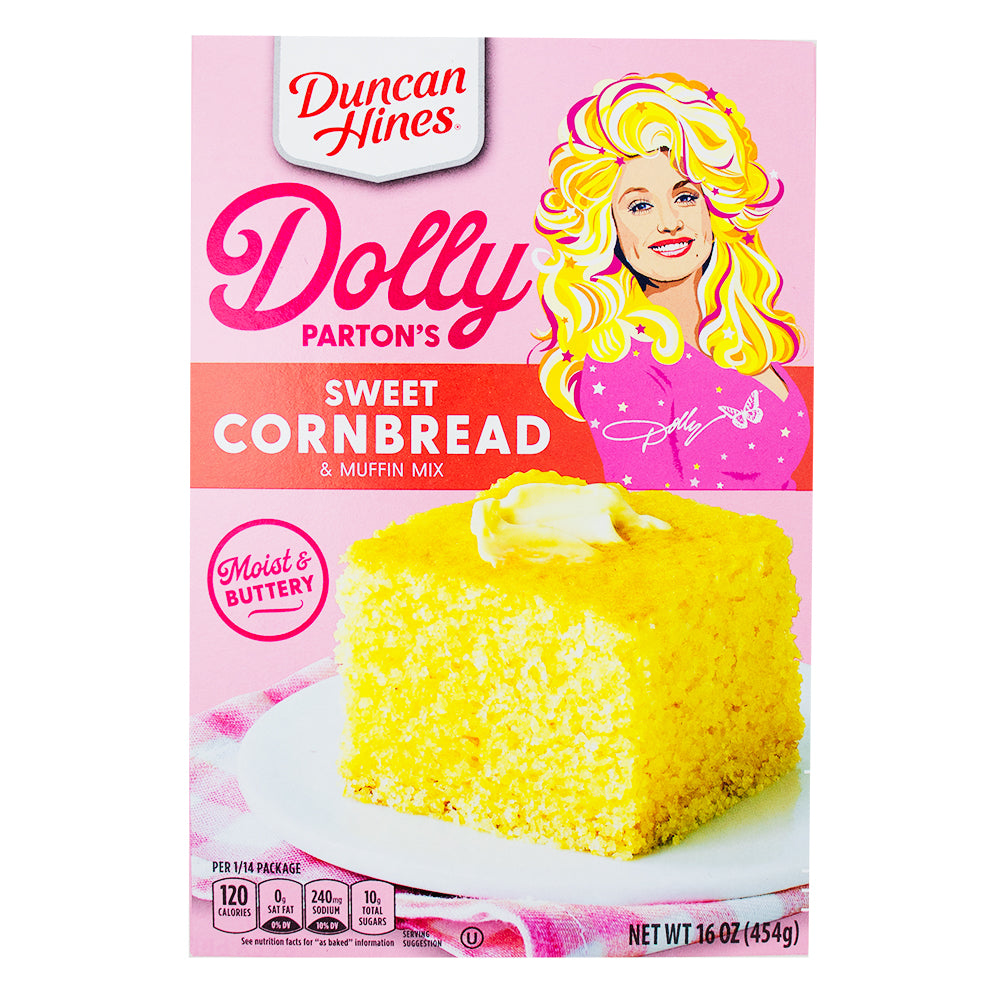 Dolly Parton Southern Sweet Cornbread Mix 16oz - 6 Pack