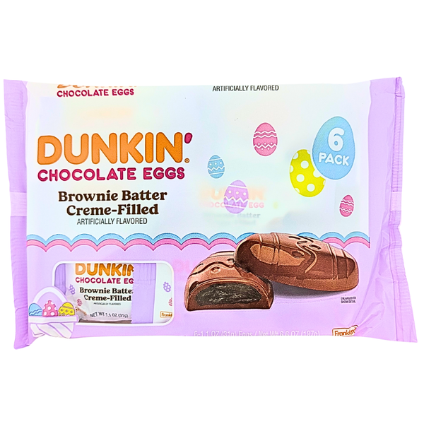 Dunkin' Brownie Batter Crème-filled Egg 6pk 6.6oz - 1 Bag