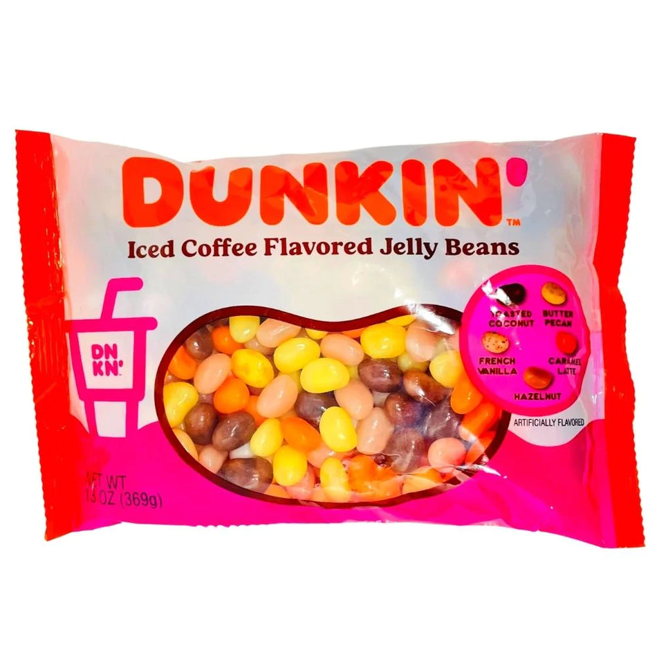 Easter Dunkin' Donuts Ice Coffee Jelly Beans 13oz - 24 Pack