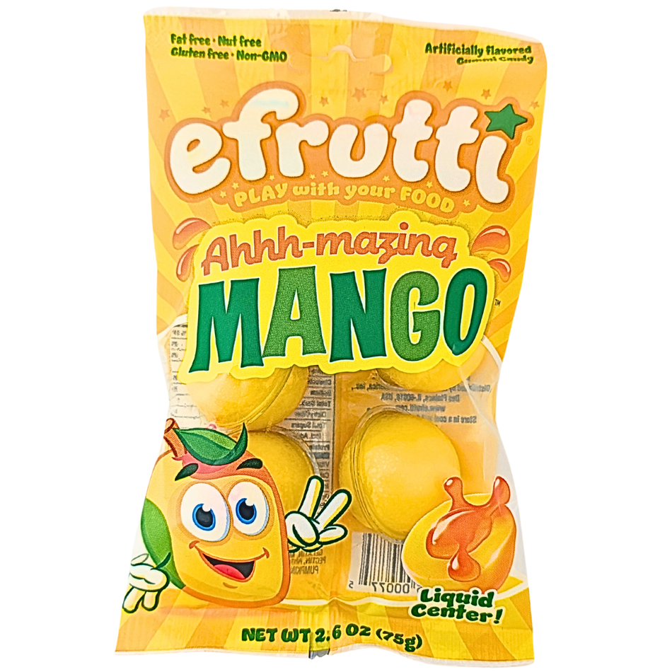 efrutti Ahhh-mazing Mango 2.6oz - 12 Pack