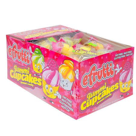 efrutti Gummi Cup Cake Candy - 60 Pack