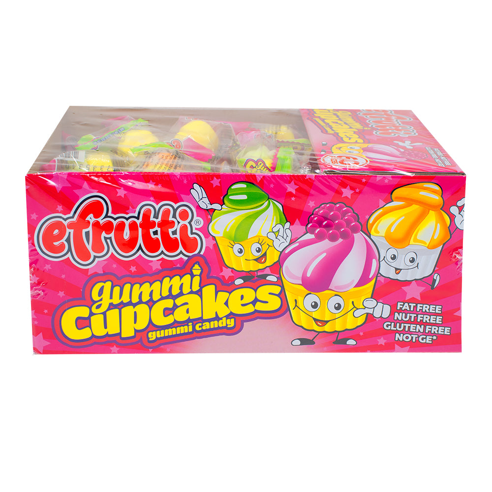 efrutti Gummi Cup Cake Candy - 60 Pack