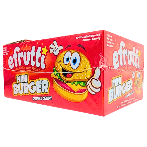 efrutti Gummi Mini Burger - 60 Pack