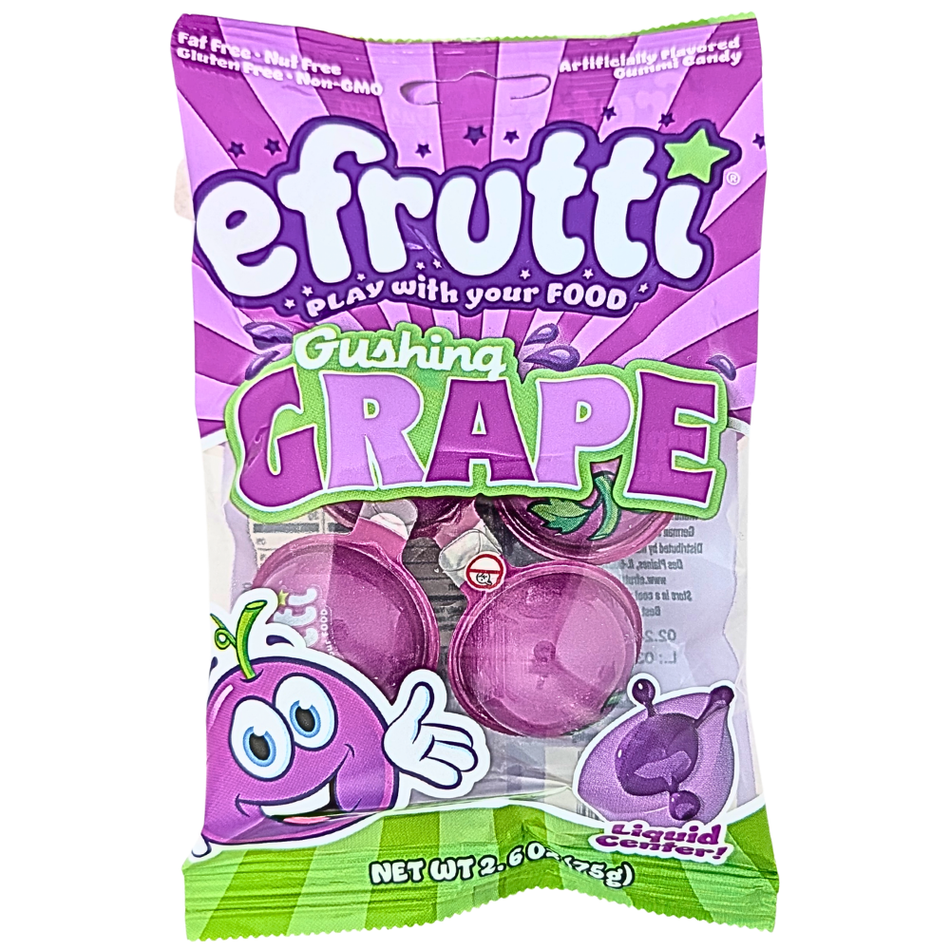 efrutti Gushing Grape 2.6oz - 12 Pack