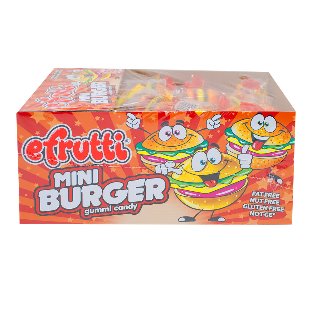 efrutti Gummi Mini Burger - 60 Pack