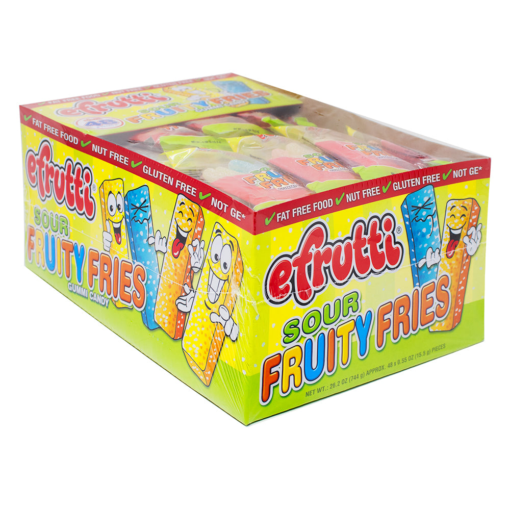 eFrutti Gummi Sour Fruity Fries - 48 Pack