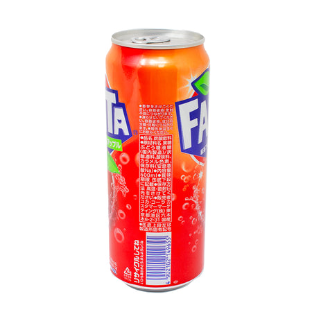 Fanta Mellow Apple Soda (Japan) 500mL - 24 Pack  Nutrition Facts Ingredients