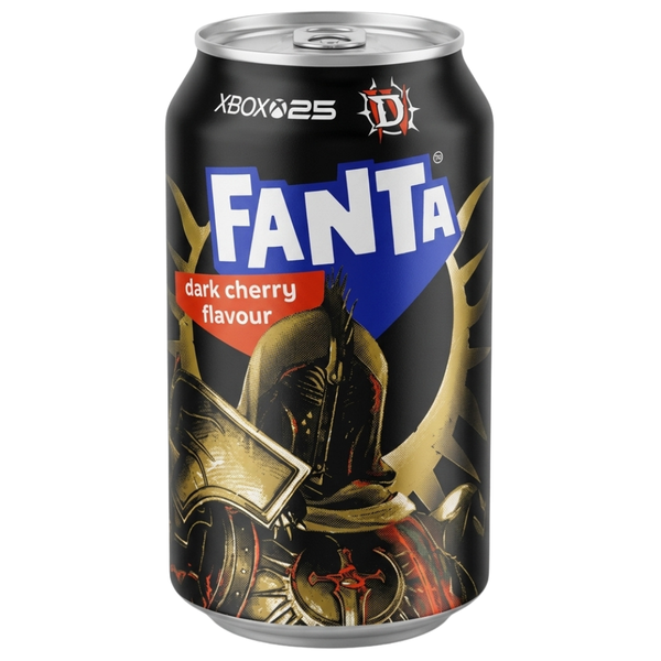 Fanta Dark Cherry 330mL (UK) - 24 Pack