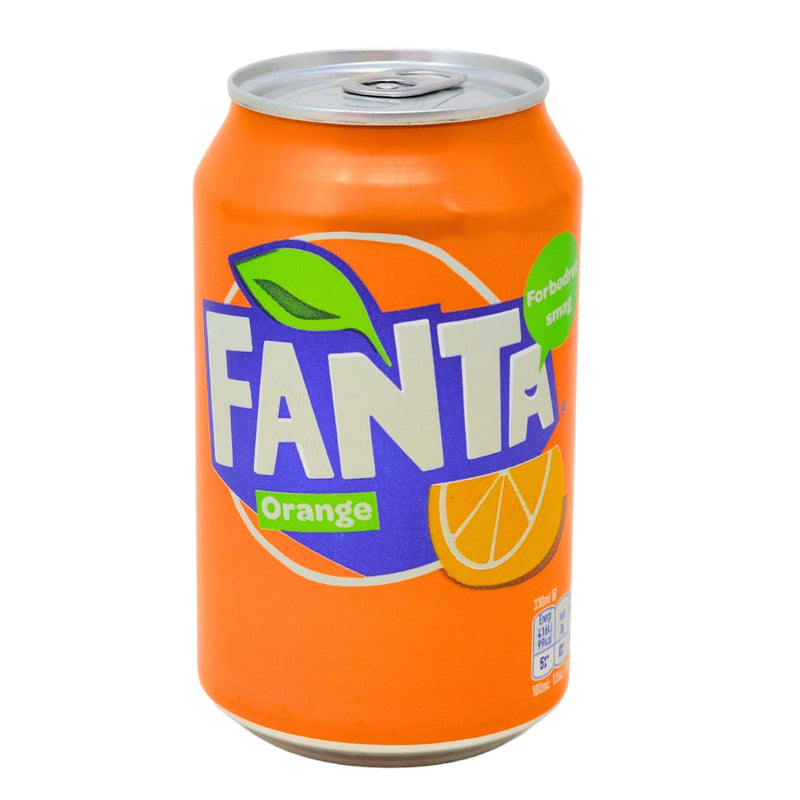 Fanta Orange Soda Pop 330ml - 12 Pack
