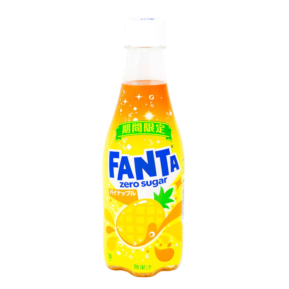 Fanta Pineapple Zero Sugar (China) - 410mL - 24 Pack