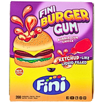 Fini Burger Bubble Gum 200ct (UK) - 1 Box