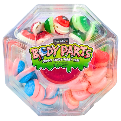Frankford Body Parts Gummy Candy Party Tray 284g - 6 Pack