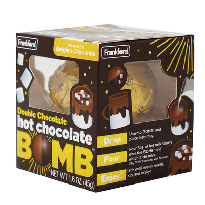 Frankford Double Chocolate Hot Chocolate Bomb - 1.6oz - 12 Pack