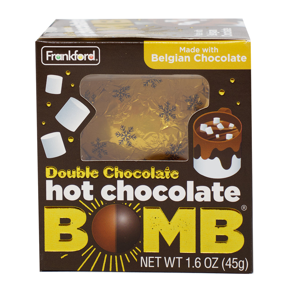 Frankford Double Chocolate Hot Chocolate Bomb - 1.6oz - 12 Pack