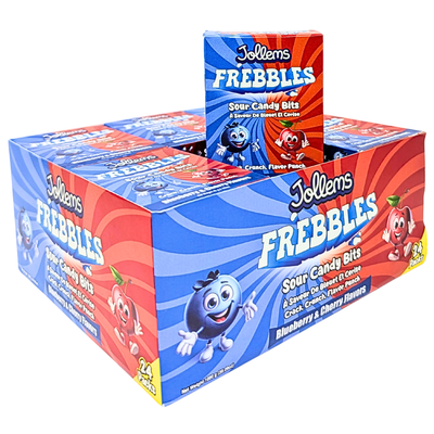 Frebbles Blueberry & Cherry 45g - 24 Pack