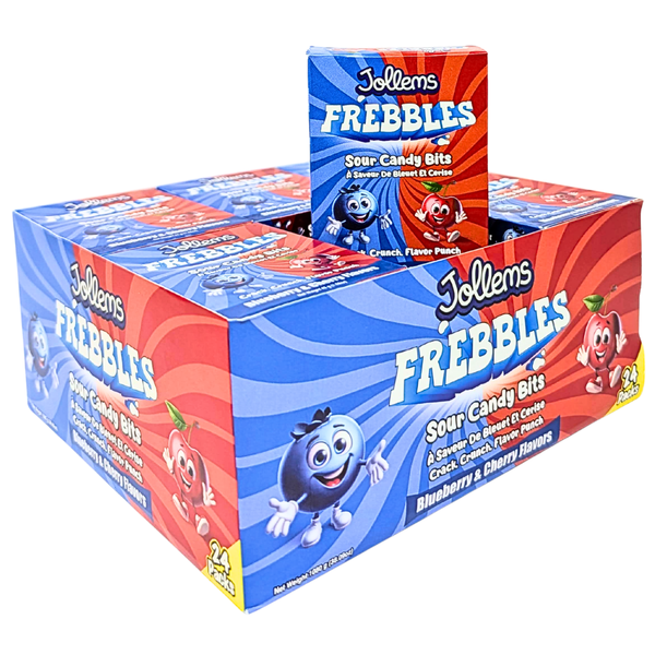 Frebbles Blueberry & Cherry 45g - 24 Pack