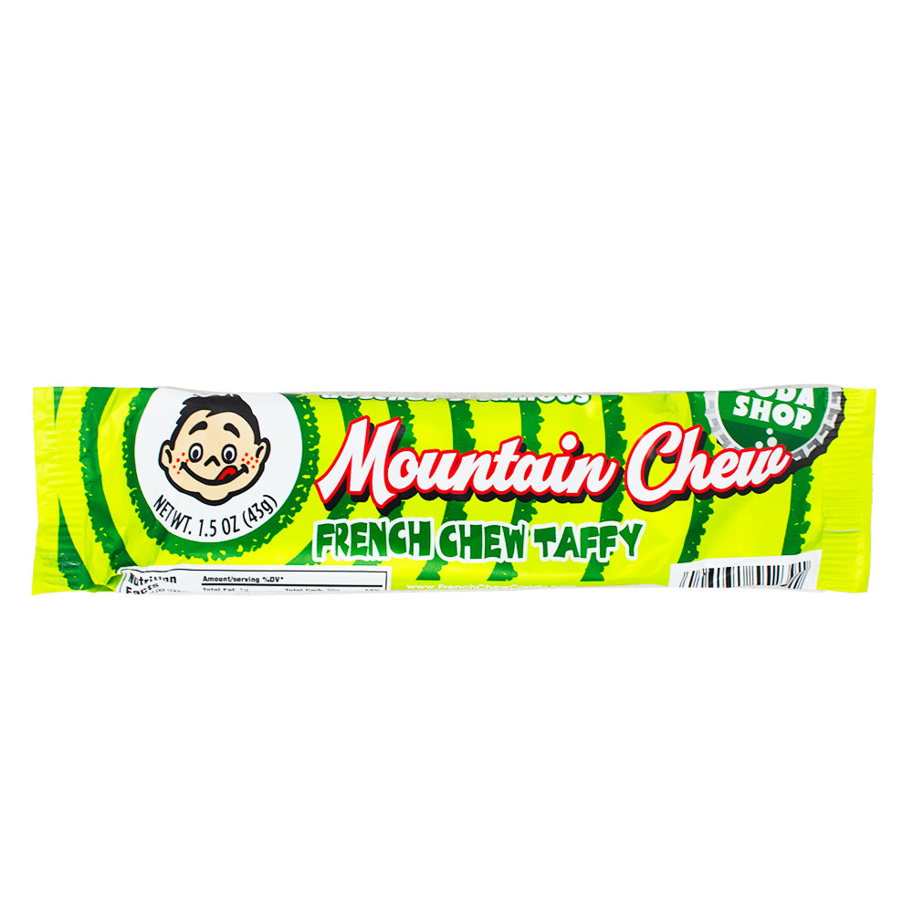 Doscher's Mountain Chew French Chew Taffy - 1.5oz 24 Pack  Nutrition Facts Ingredients