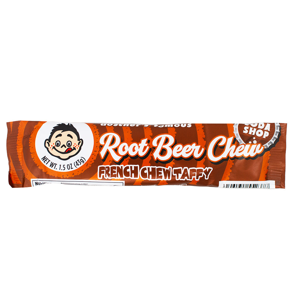 Doscher's Root Beer Chew French Chew Taffy 1.5oz - 24 Pack