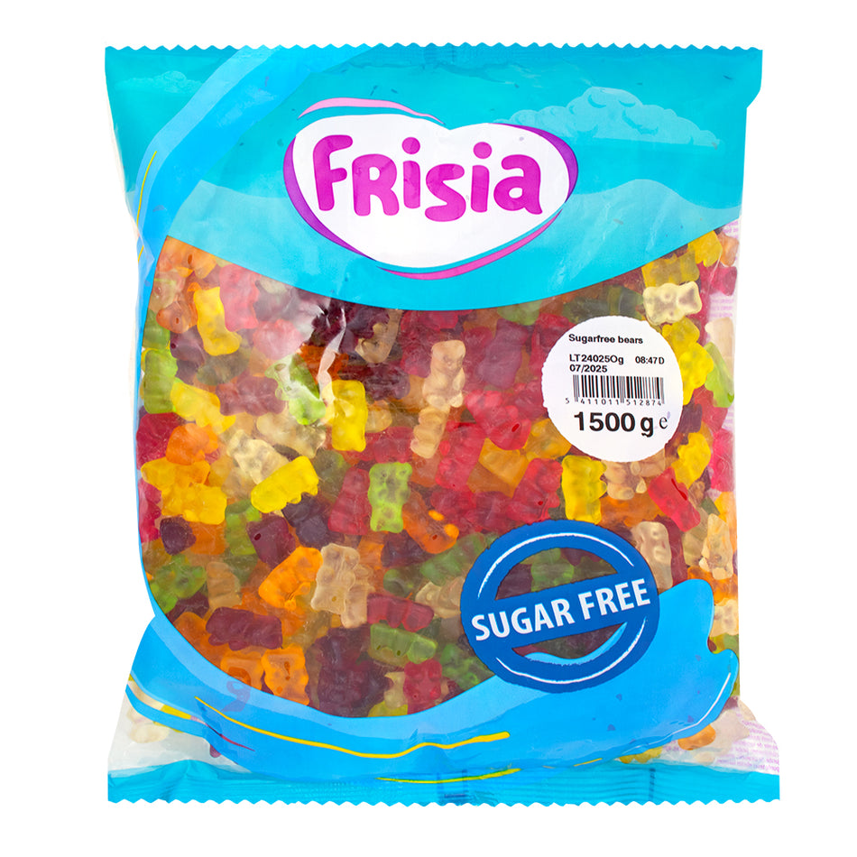 Astra Sweets Frisia Gummy Bears Sugar Free 1.5kg - 1 Bag