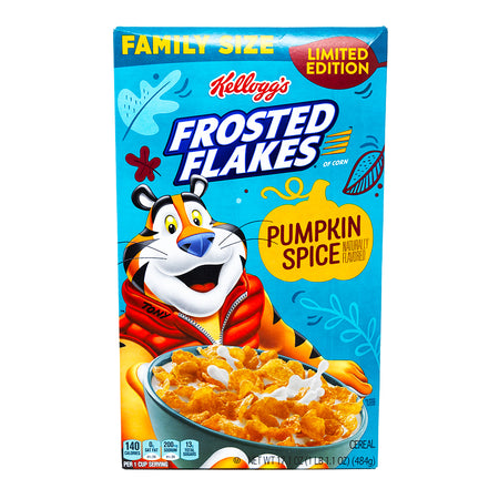 Frosted Flakes Pumpkin Spice Cereal 484g - 1 Bag