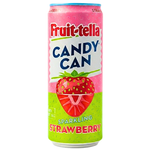 Fruit-tella Candy Can Sparkling Strawberry 330mL - 12 Pack