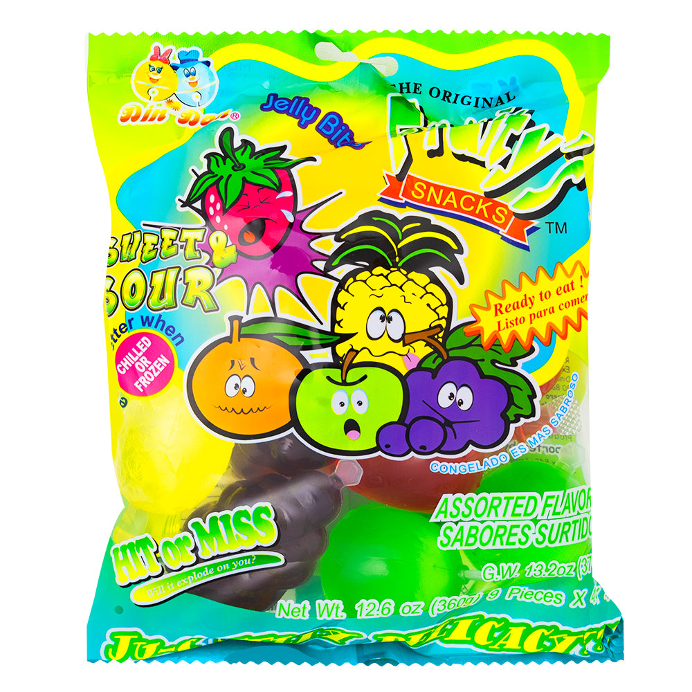 Fruity's Ju-C Sweet & Sour Jelly Bites 13 oz - 30 Pack