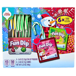 Fun Dip Holiday Candy Canes 5.23oz - 24 Pack