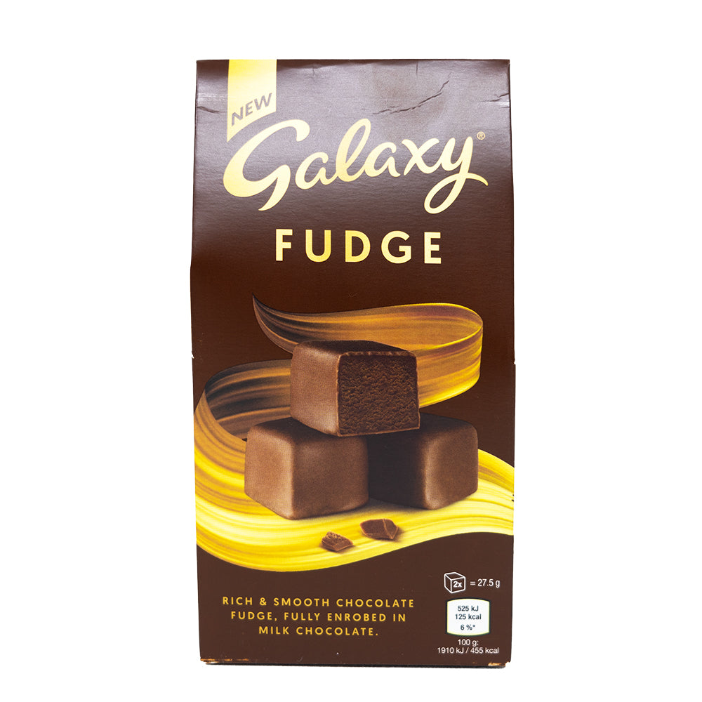 Galaxy Fudge Carton (UK) 100g - 12 Pack  Nutrition Facts Ingredients
