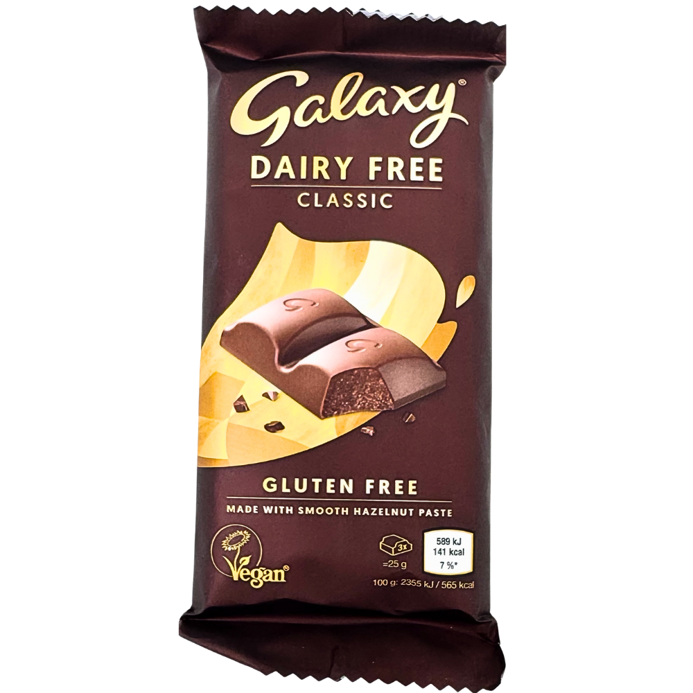 Galaxy Vegan Classic Chocolate Bar 100g - 9 Bars