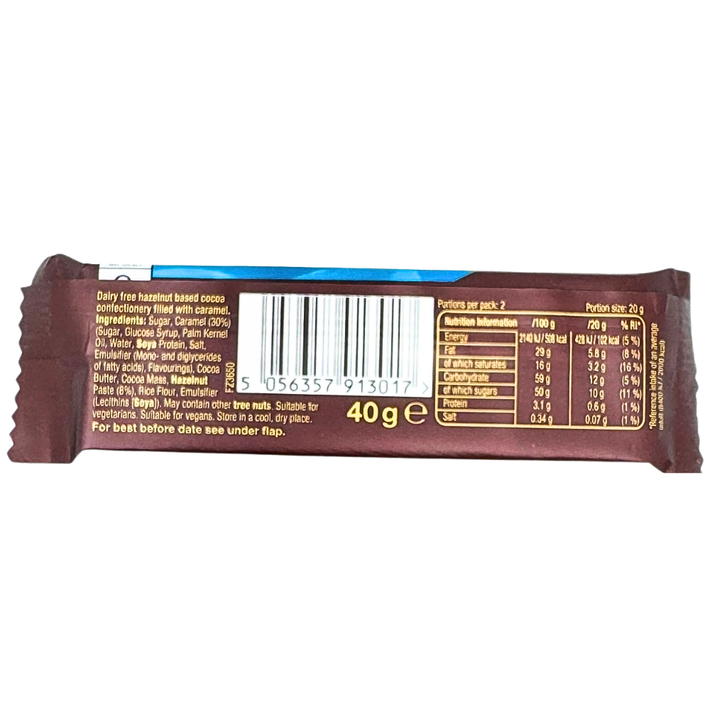 Galaxy Vegan Salted Caramel Chocolate Bar 40g - 24 Bars