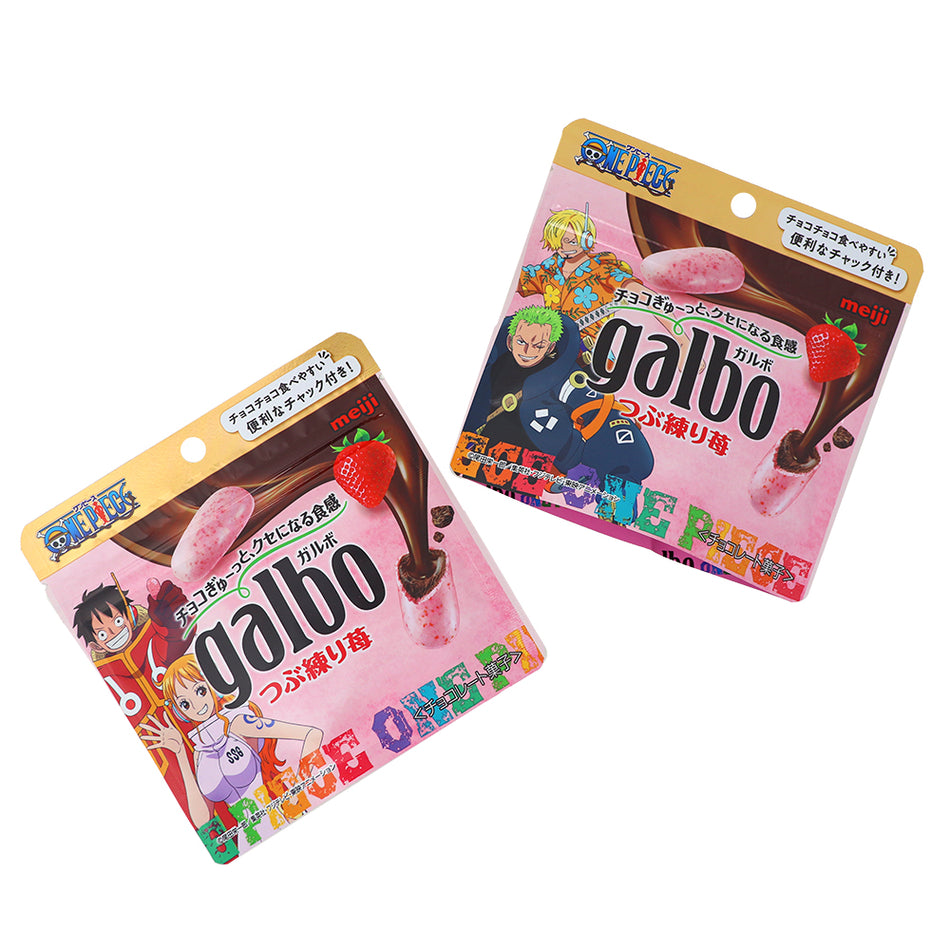 Meiji One Piece Galbo Strawberry Chocolate (Japan) 58g - 8 Pack