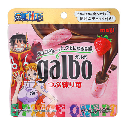 Meiji One Piece Galbo Strawberry Chocolate (Japan) 58g - 8 Pack