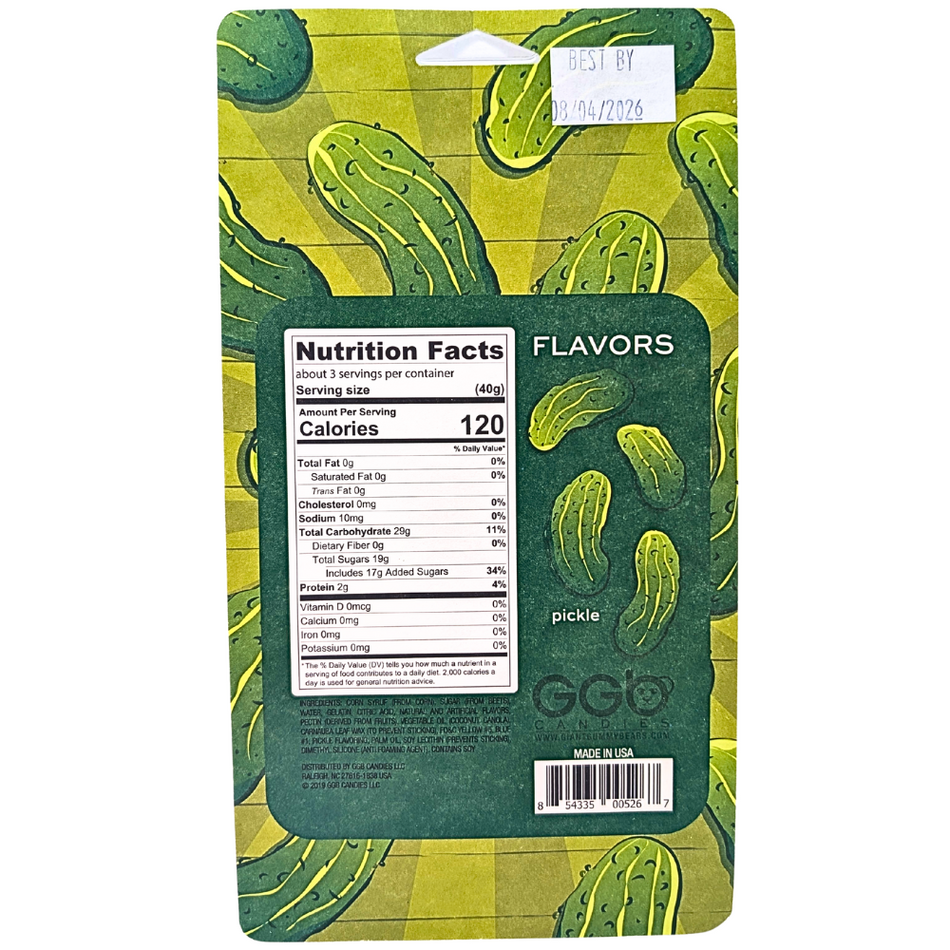 Giant Gummy PIckle - 12 Pack