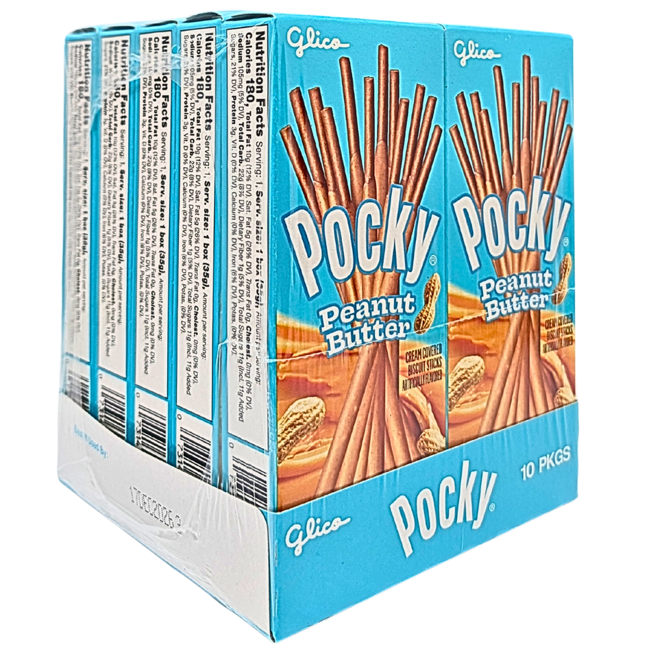 Glico Pocky Peanut Butter 1.23oz - 10 Pack