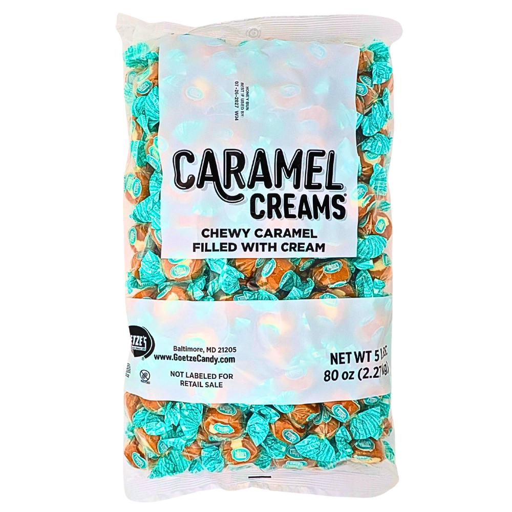 Goetze's Honey Bun Caramel Creams Bulk 5lb - 1 Bag