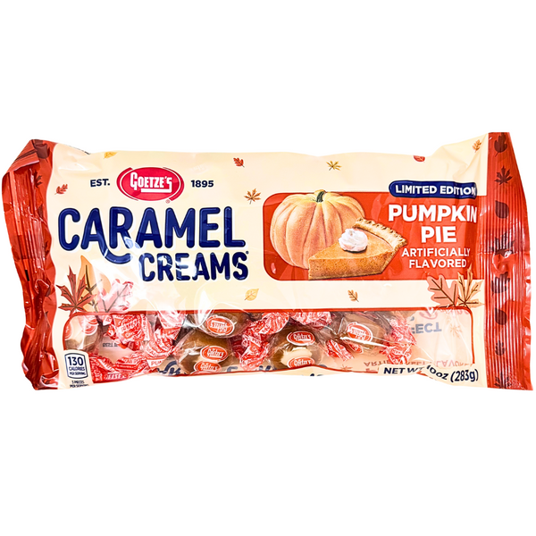 Goetze's Pumpkin Pie Caramel Creams 10oz - 12 Pack
