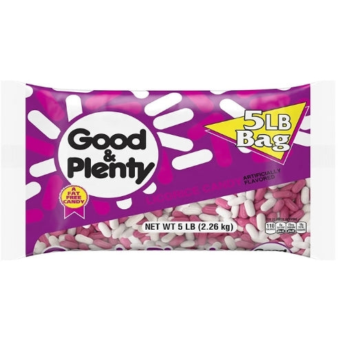 Good & Plenty Bulk Candy Bag 5lbs - 1 Bag