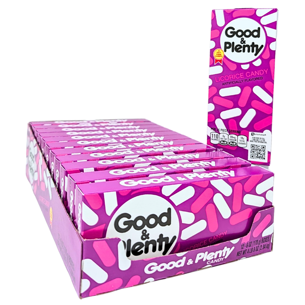 Good & Plenty Licorice Candy Theater Box-Wholesale Candy