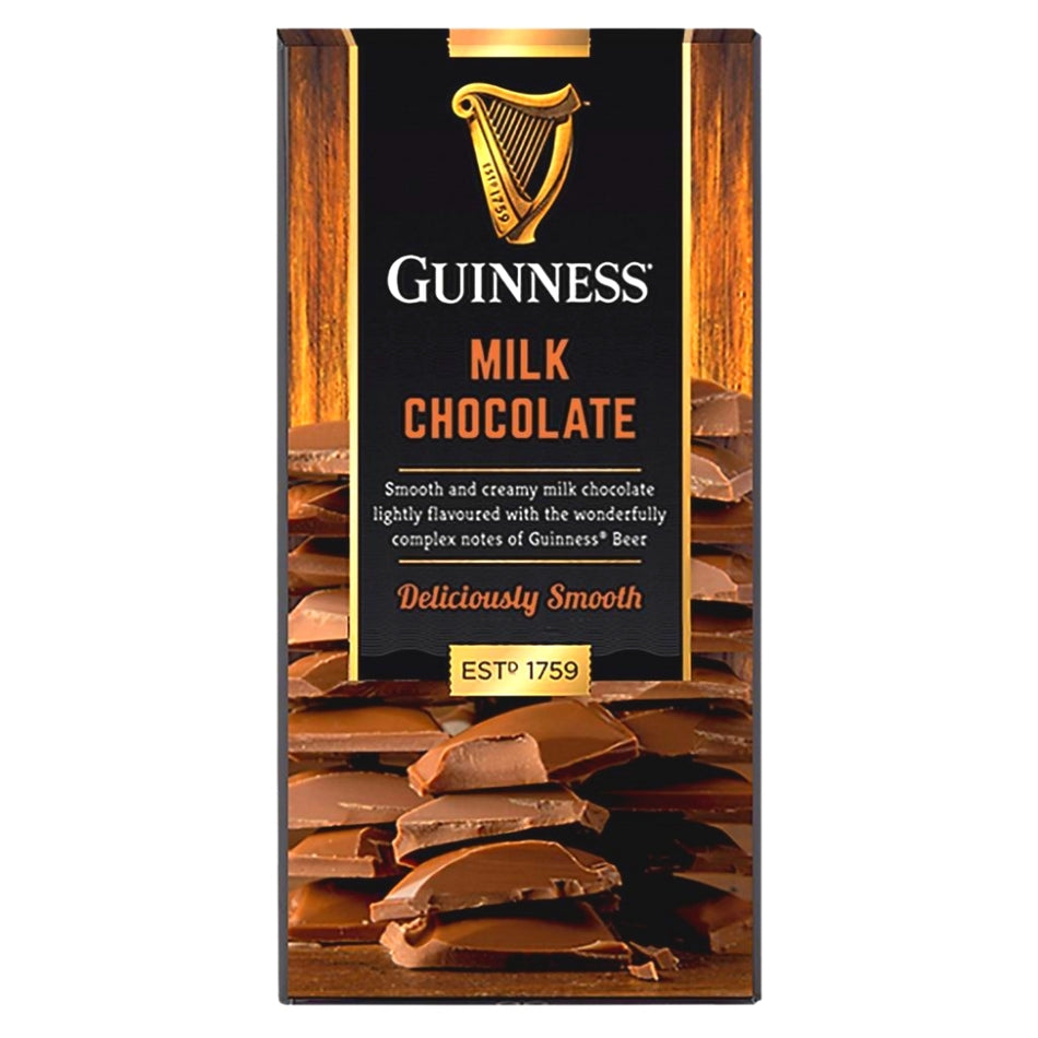 Christmas Guinness Milk Chocolate Bar UK 90g - 15 Pack