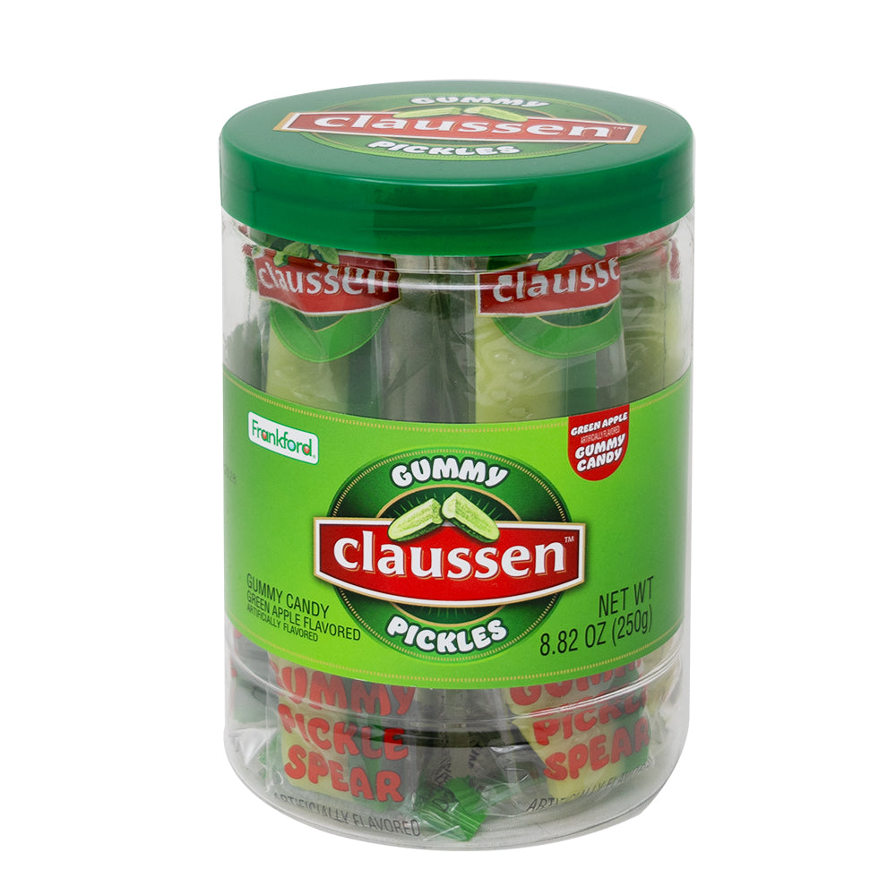 Frankford Claussen Gummy Pickle Jar 8.82oz - 4 Pack